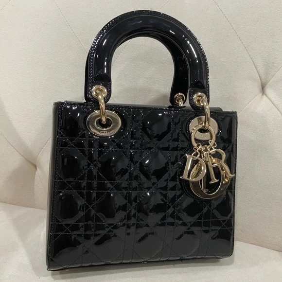 LiKE New🔥 Christian Dior Small Lady Dior - Picture 7 of 9